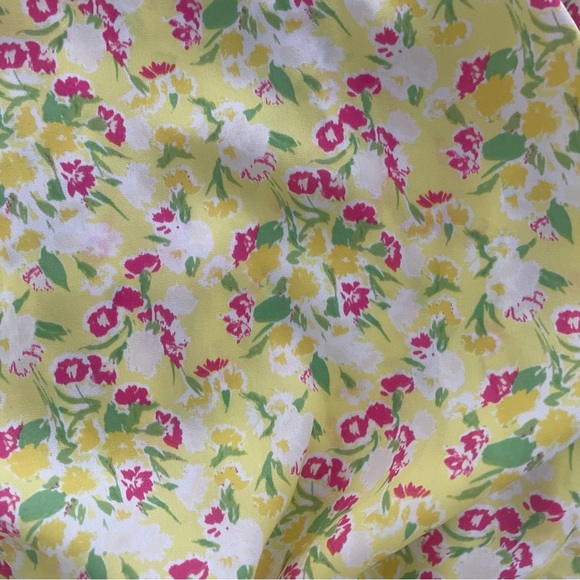 Intimately Free People Lemon Pink Floral Print Camisole Top Size Medium - Picture 2 of 9